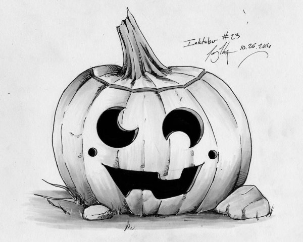 Тыква скетч