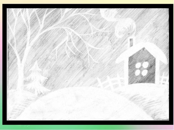 Рисунки карандашом без ластика