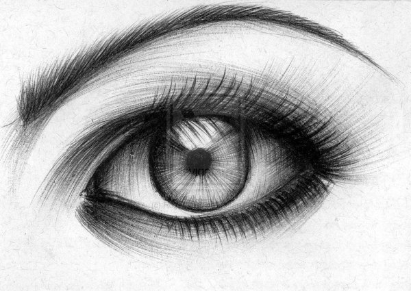 Глаза нарисованные