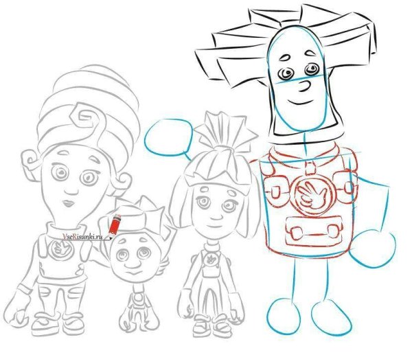 Рисование Фиксиков