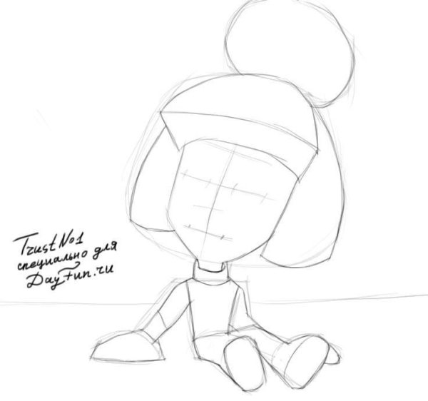 Фиксики рисунок карандашом