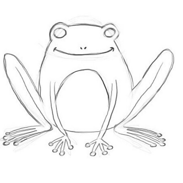 Как рисовать лягушку