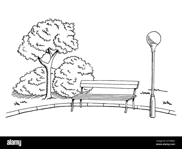 Пейзажи для срисовывания карандашом