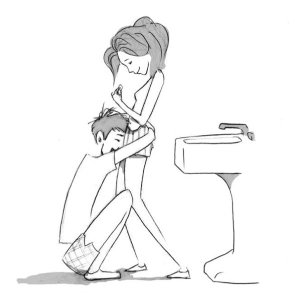 Рисунок карандашом для срисовки любовь