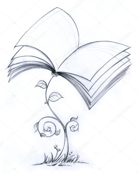 Рисунки литература лёгкие