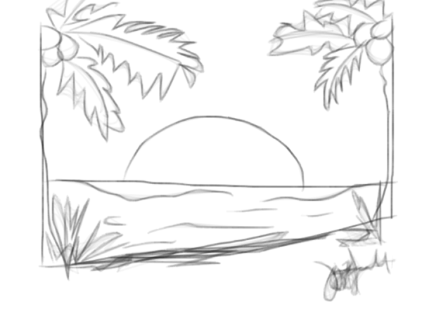 Раскраска. Лето