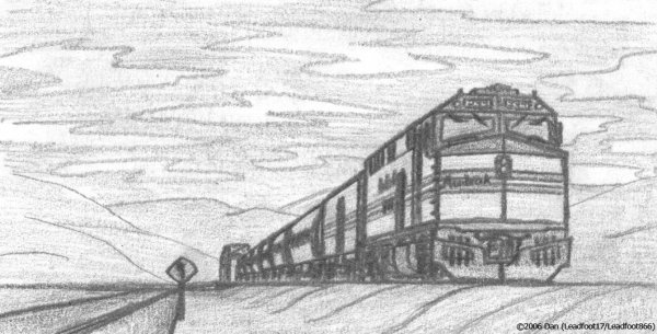 Железная дорога в графике