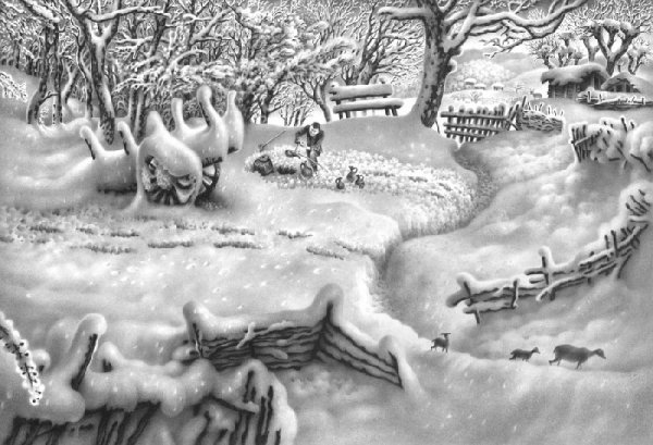 Зарисовки человека в пейзаже