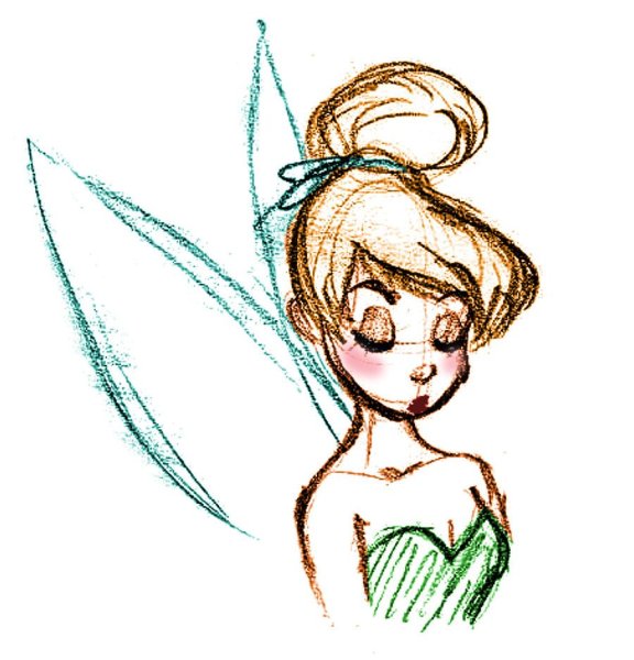 Фея для срисовки