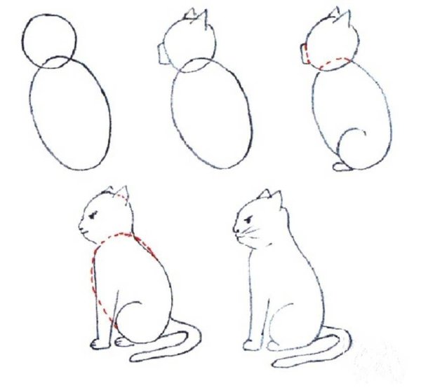 Поэтапное рисование карандашом