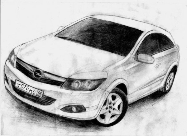 Opel Astra h карандаш