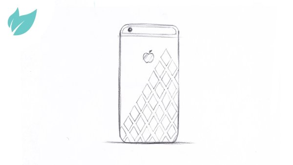 Айфон 10 сзади вектор