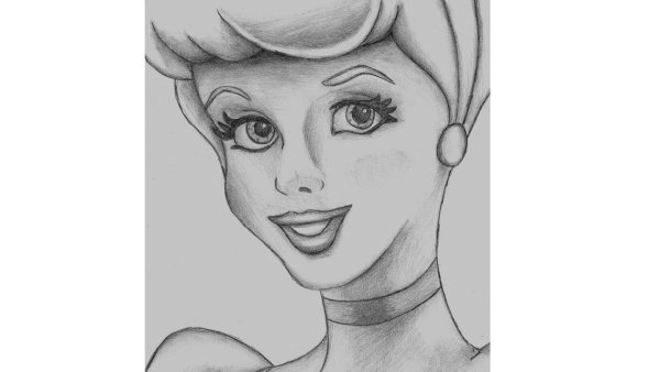 Рисования принцессы Золушка