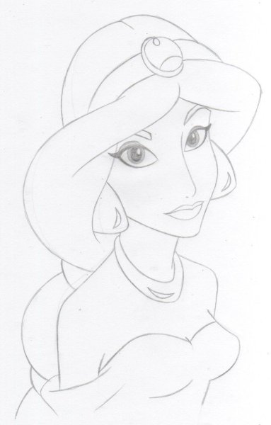 Карандашом принцессы Диснея Рапунцель