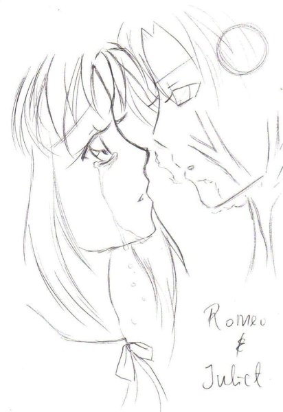 Ромео и Джульетта рисунок
