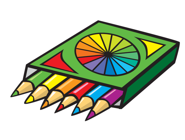 Рисунки цветными карандашами