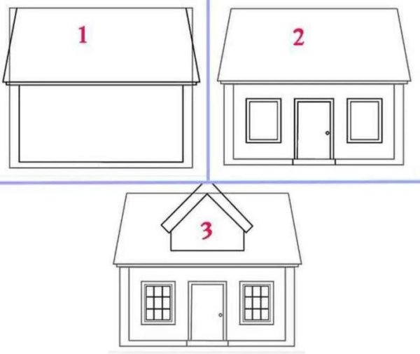 Как нарисовать дом поэтапно