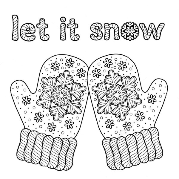 Варежки рисунок