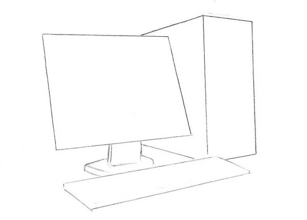 Компьютер карандашом