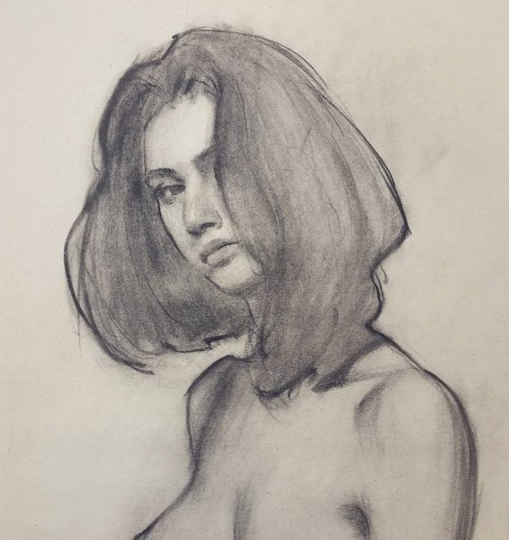 Человек карандашом