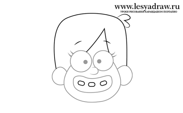 Гравити Фолз карандашом Мейбл