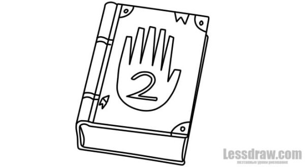 Книга Гравити Фолз разукрашка