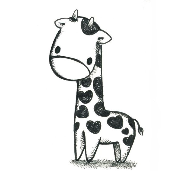 Рисунки для срисовки котики