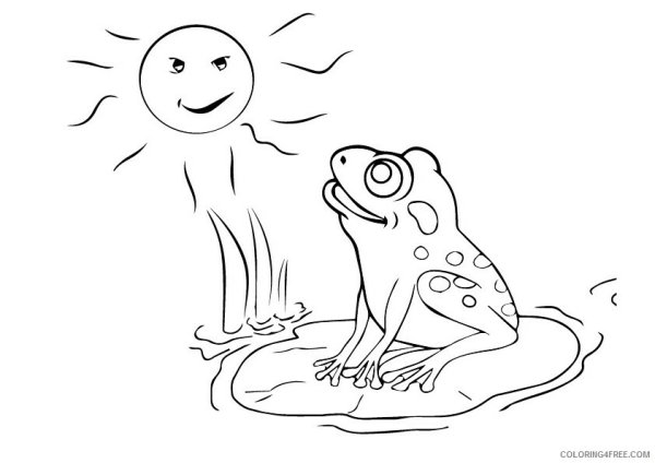 Сказка о жабе и Розе раскраска