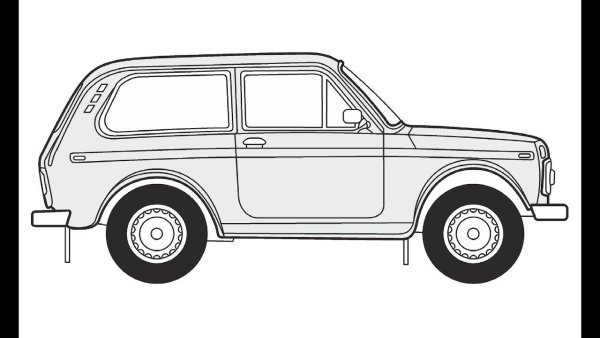 ВАЗ 2131 Нива раскраска