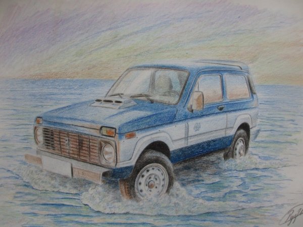 Нива 2131 рисунок