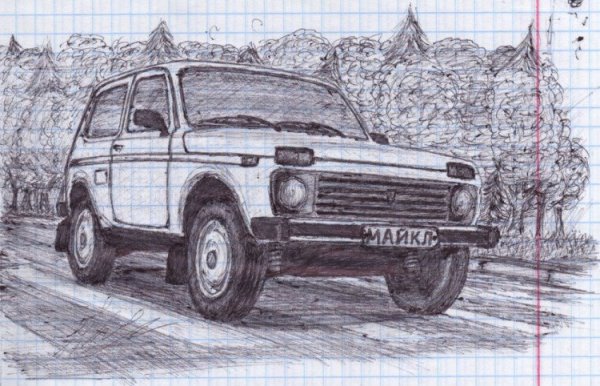 ВАЗ 1111 Ока раскраска