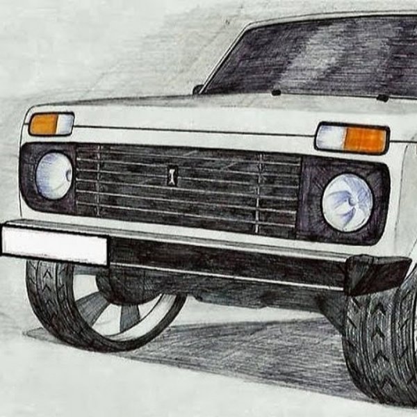 Раскраска ВАЗ 2121 Нива