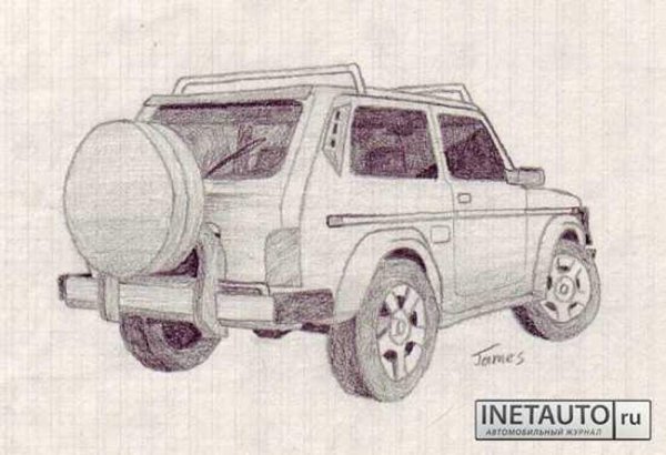 Раскраски Лада Нива 2121