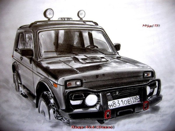 ВАЗ 2131 Нива раскраска