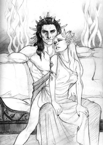 Царство Аида рисунок