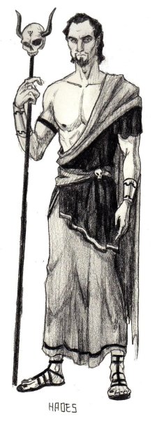 Аид Бог подземного царства рисунок