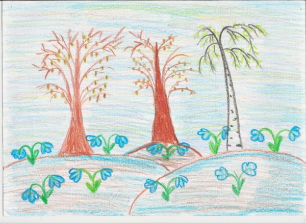 Весна рисунок