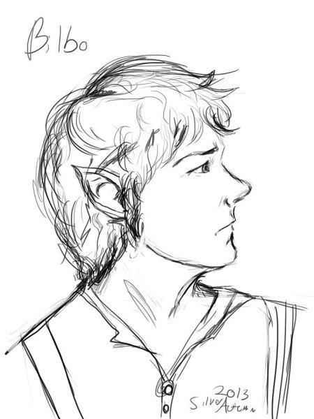 Бильбо Бэггинс раскраска