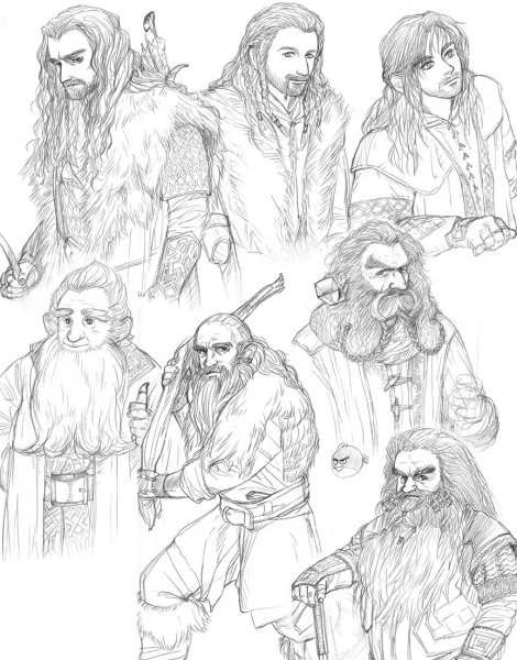 Торин Дубощит Фили и Кили