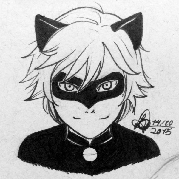 Супер кот для срисовки