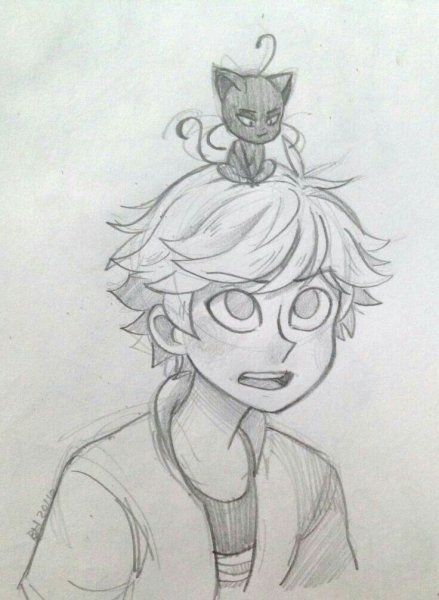 Леди баг рисовка