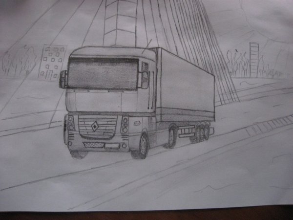 Рено Магнум рисунок