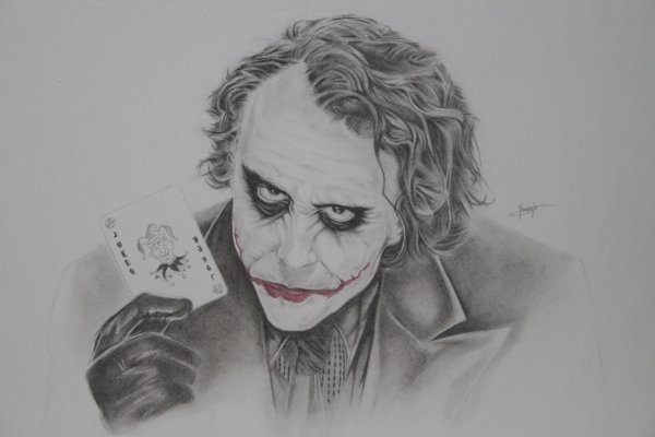 Джокер рисунок