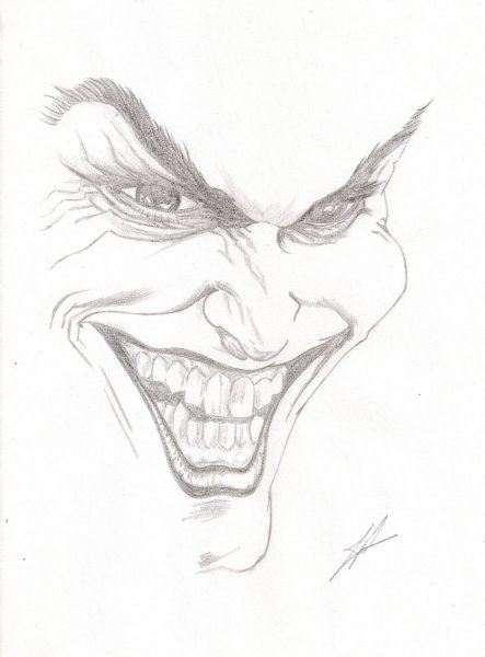Джокер рисунок