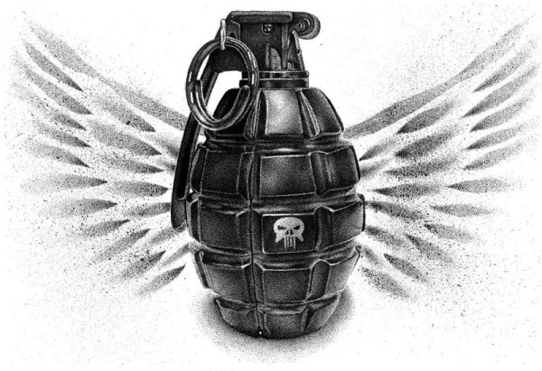 Гранаты для рисование