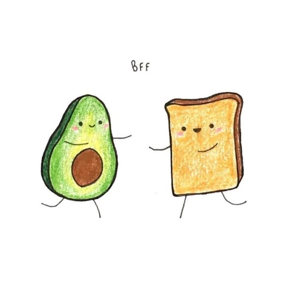 Рисуночки авокадо
