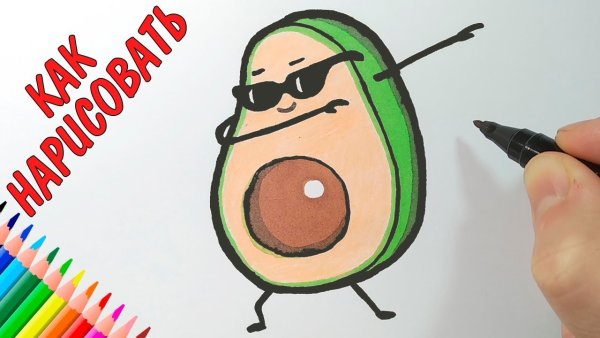 Авокадо срисовки авокадо