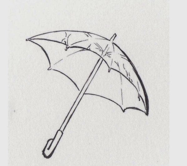 Зарисовка зонта