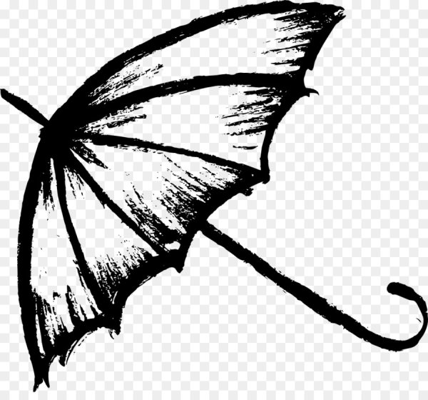 Зонтик карандашом