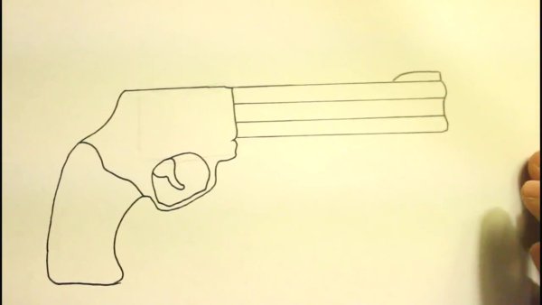 Оружие для срисовки карандашом легкие